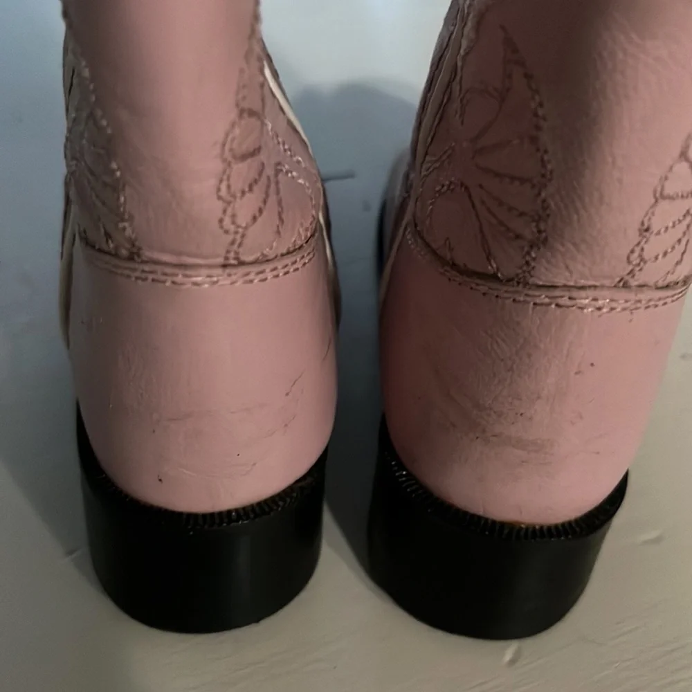 Masterson Boot Co. girls’ pink leather boots 5.5